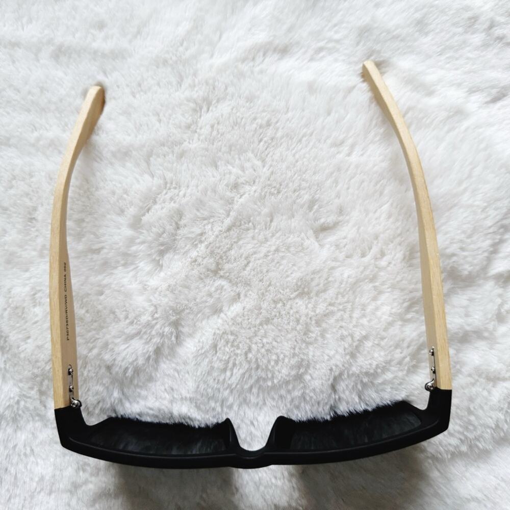 Jensen Black & Light Wood Sunglasses - Picture 6 of 10